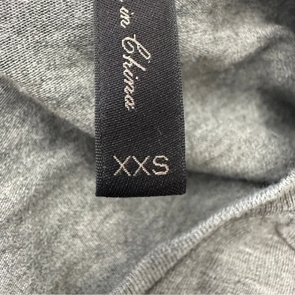 BCBG Maxazria Twist Front Midi Long Sleeve Dress Womens‎ Size XXS Heather Gray - Picture 13 of 16